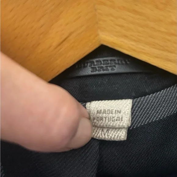 Men’s Burberry Brit Jacket - Willson -Black- Size MCotton. Made in Portugal. Men